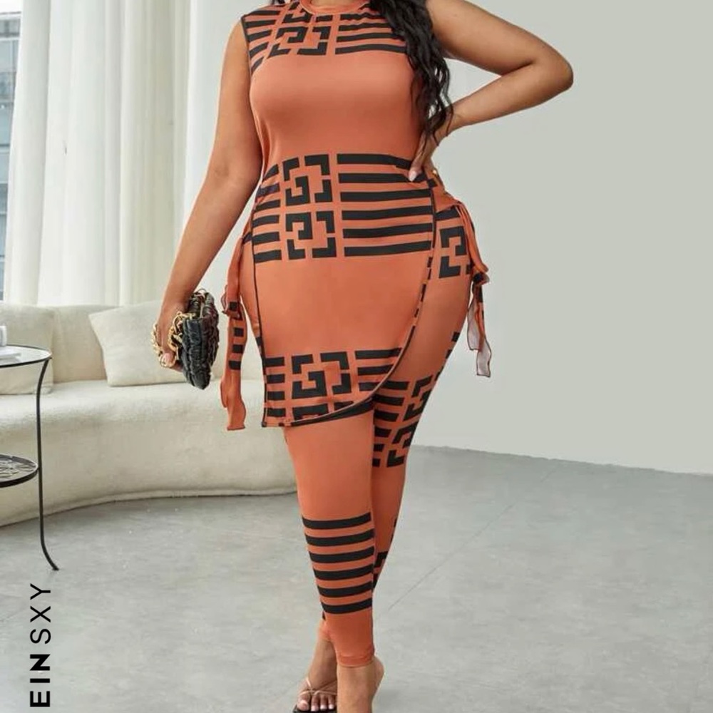 SHEIN Two-piece Legging Set